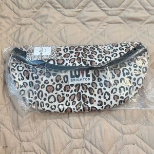 NWT Brighton Love Leopard Print Waist Bag